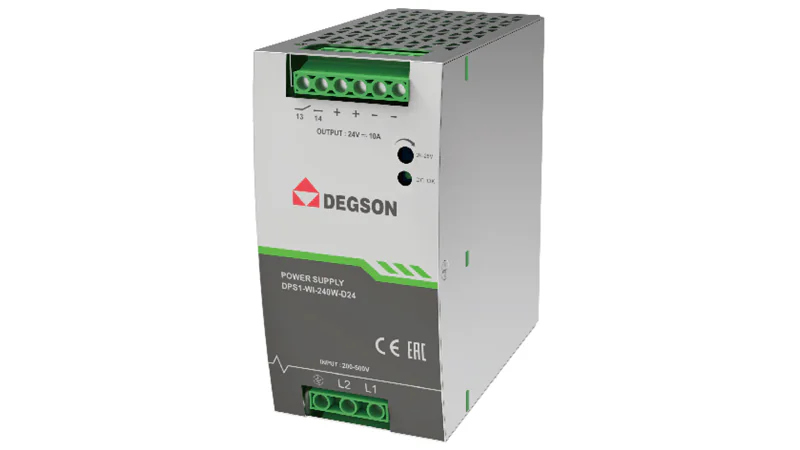 Блок питания DPS1-WI-240W-D48 - Источник питания, однофазный, 48V / 5A / 240W; диапазон входных напряжений: 180 - 550VAC / 254 - 780VDC, монтаж: на DIN рейку, температура окружающей среды –30°C…+70°C