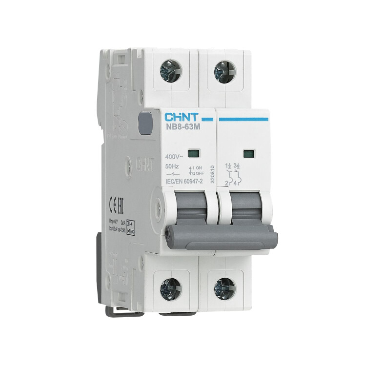 Выключатель автоматический NB8-63M 2п 6А 8In (C) CHINT 320801