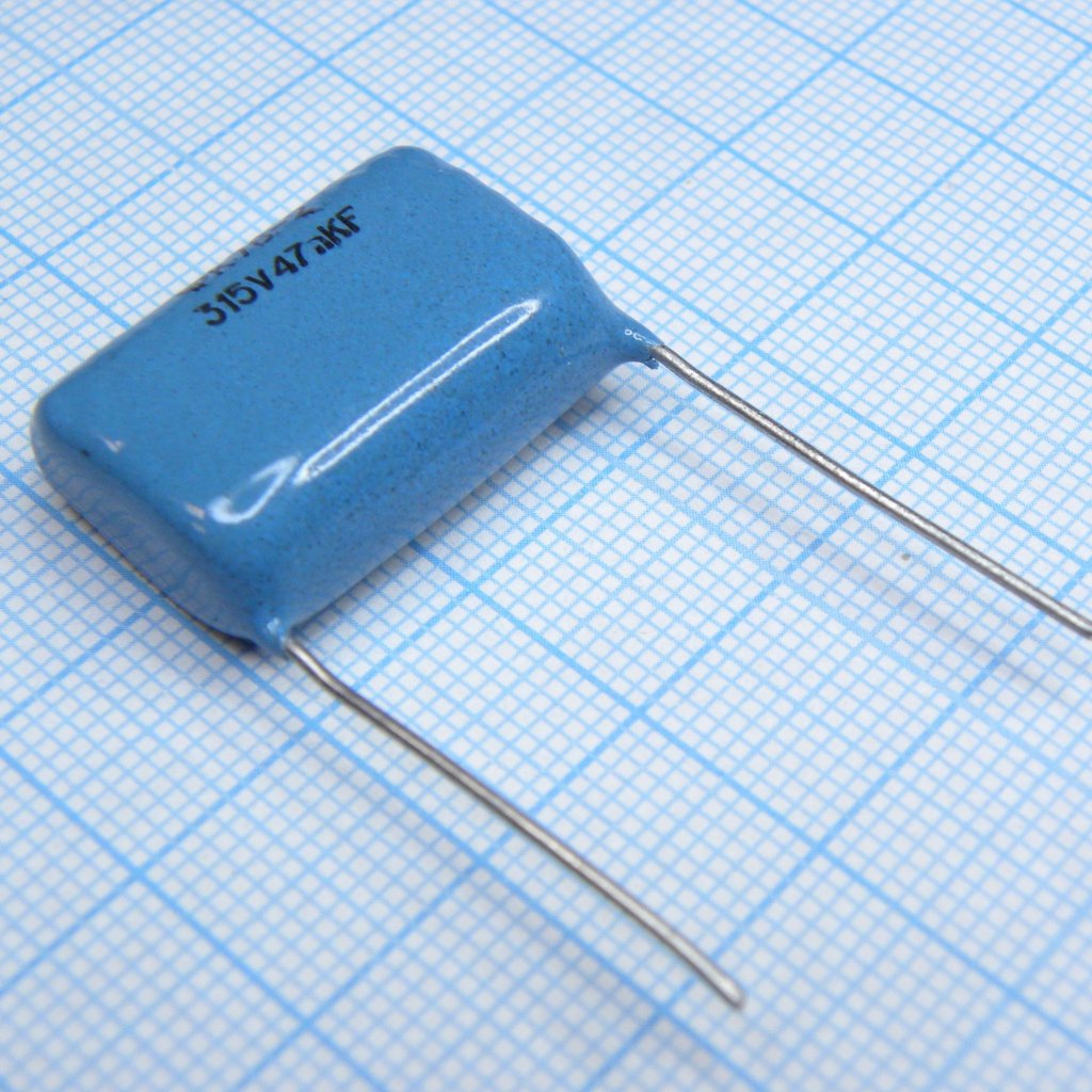 К78-2-315-0.047  10% - Конденсатор полипропиленовый 315В 0.047мкФ  ±10%