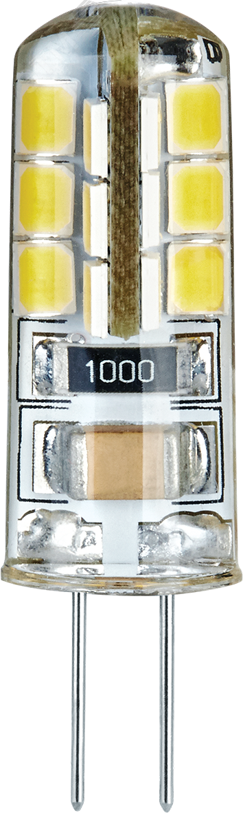 Лампа светодиодная LED 2.5вт 230в G4 тепло-белый капсульная 19222