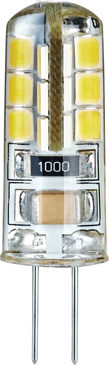 Лампа светодиодная LED 2.5вт 230в G4 тепло-белый капсульная 19222