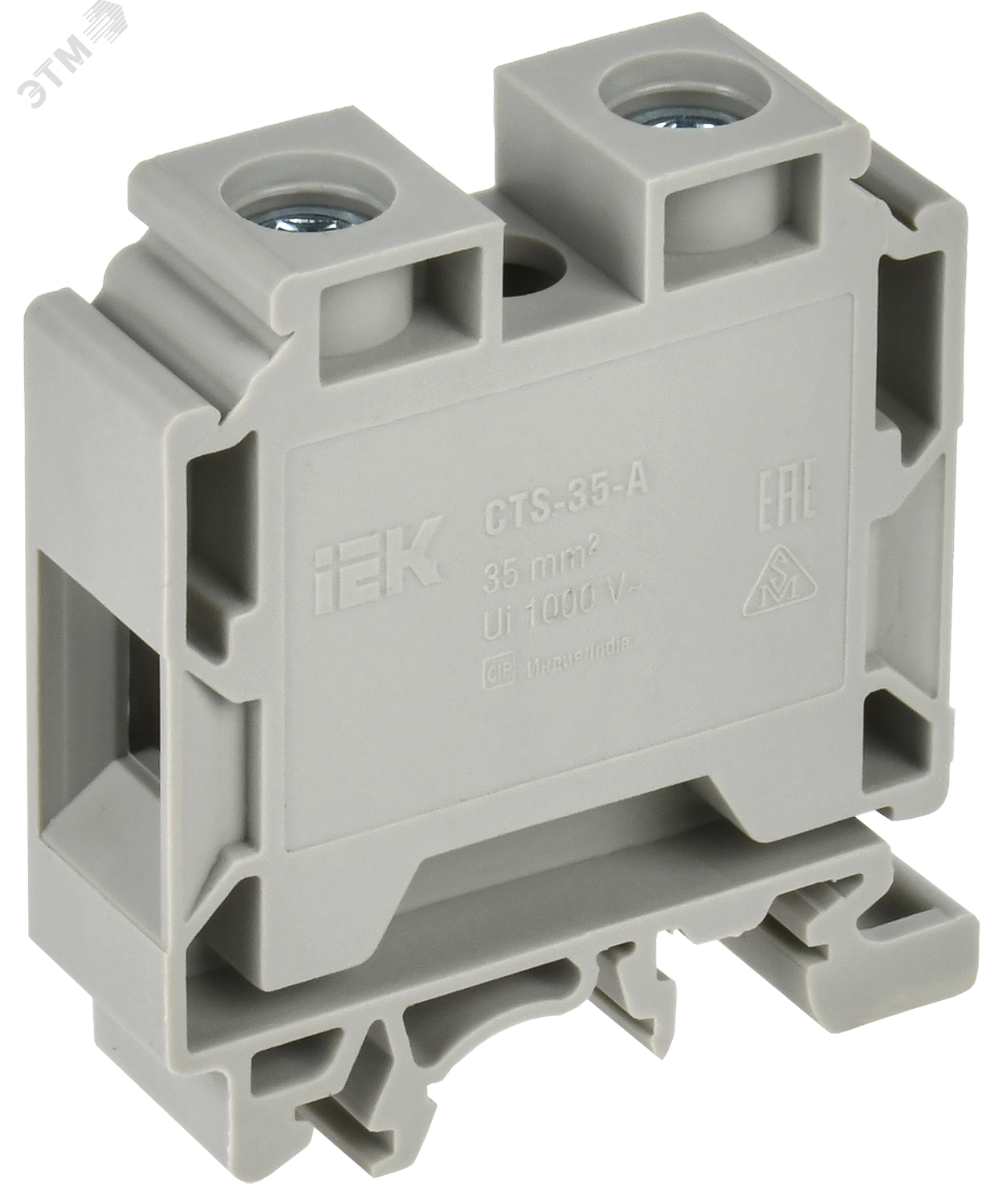 Колодка клеммная CTS с шестигранником 35мм2 серая YCT10-01-K03-035