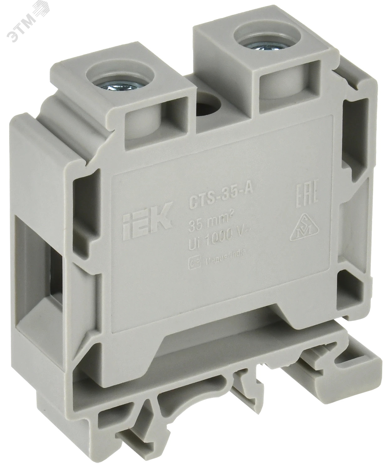 Колодка клеммная CTS с шестигранником 35мм2 серая YCT10-01-K03-035