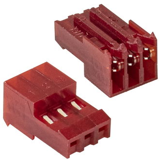 ТР-003-3 - Разъем 3-х контактный шаг 2.54мм, розетка на кабель