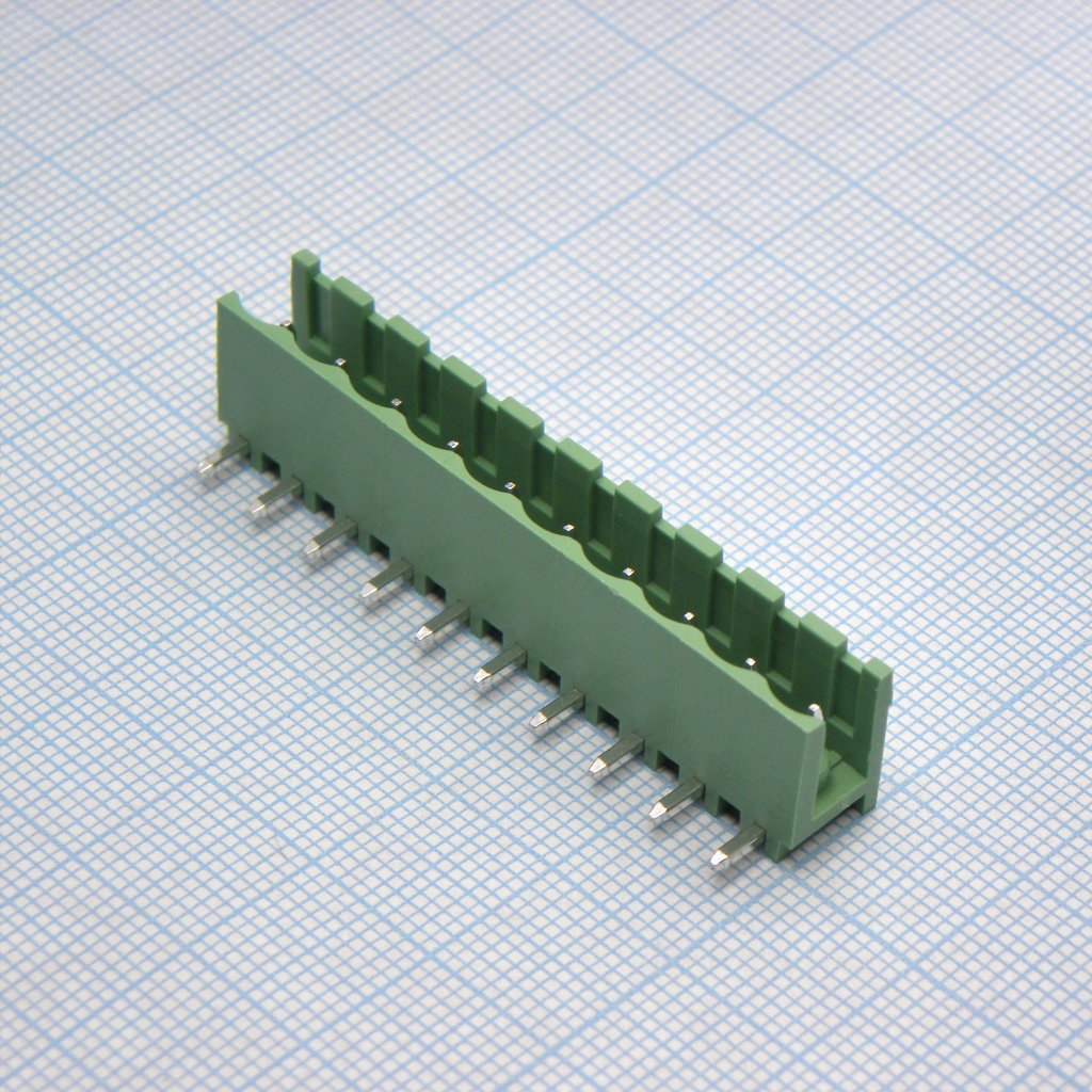 2EDGR-5.08-10P-14-00A(H) - Разъемный клеммный блок на плату, 10 контактов. Серия 2EDGR-5.08