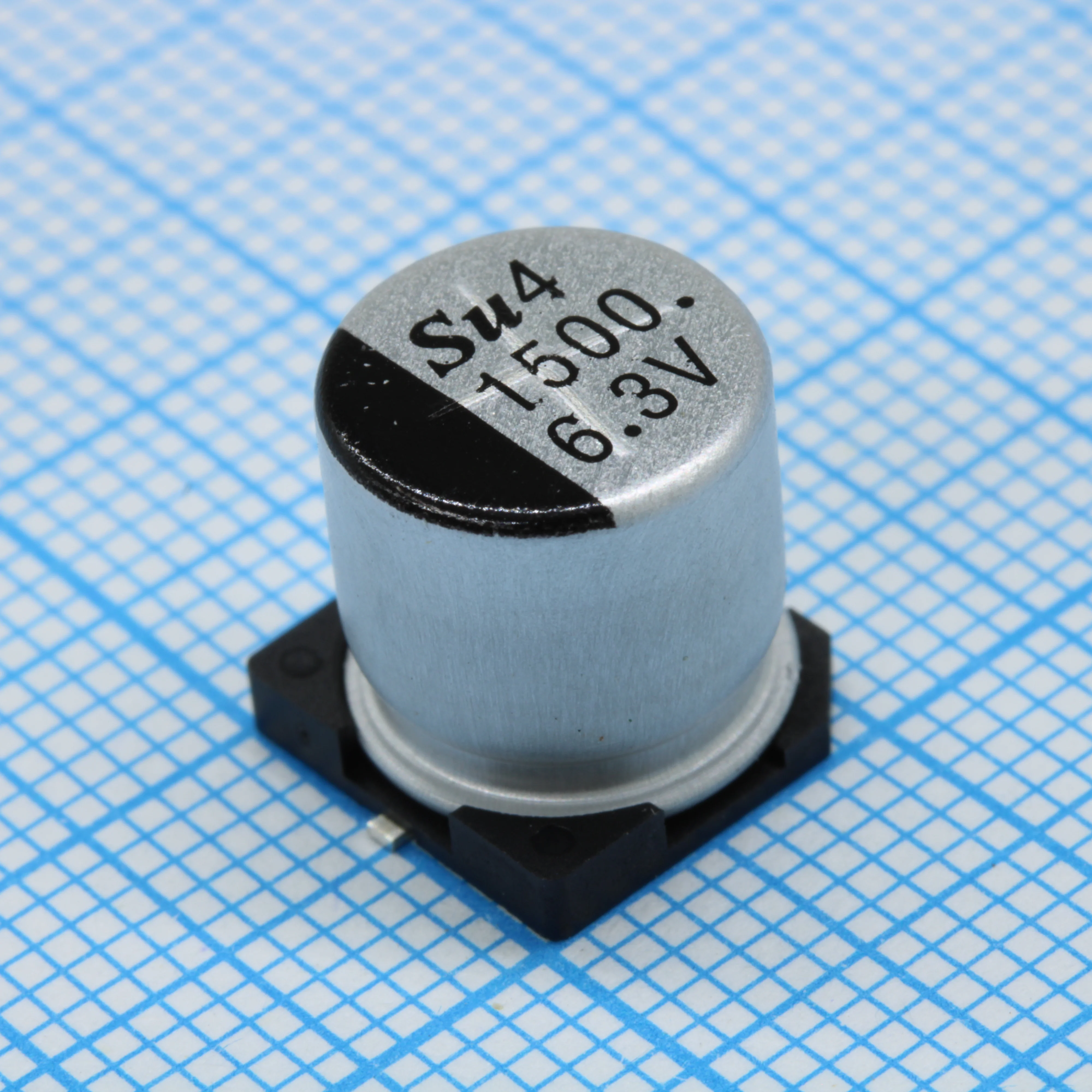 TS13C40J152MKT000R - конденсатор электролитический низкоимпедансный 1500мкФ 6.3В 20% 850мА 2000h SMD 10x10.5мм