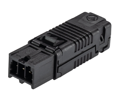 Разъем BST14I3F S1 ZR1 MSW - Вилочный разъем на кабель диам. 5,5 - 6,5 мм, 3 полюса, пружинная фиксация, номинальное напряжение: 50V, номинальный ток: 3A, цвет контактной вставки: черный, цвет корпуса: черный, серия gesis BST14i3