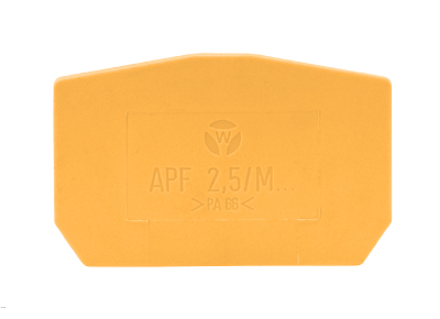Крышка бок. APF 2,5/M... Orange - Крышка боковая, для клемм WKF 2,5/M..., цвет: оранжевый