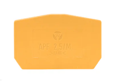 Крышка бок. APF 2,5/M... Orange - Крышка боковая, для клемм WKF 2,5/M..., цвет: оранжевый