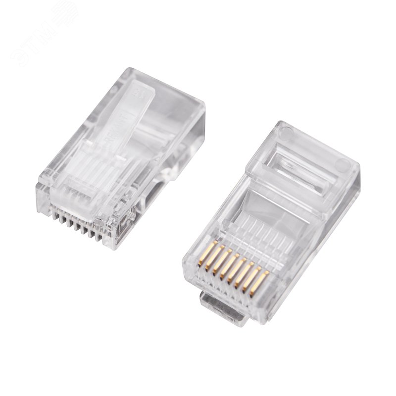 Джек компьютерный RJ45 (8P8C) кат.5E (уп.100шт) 05-1021