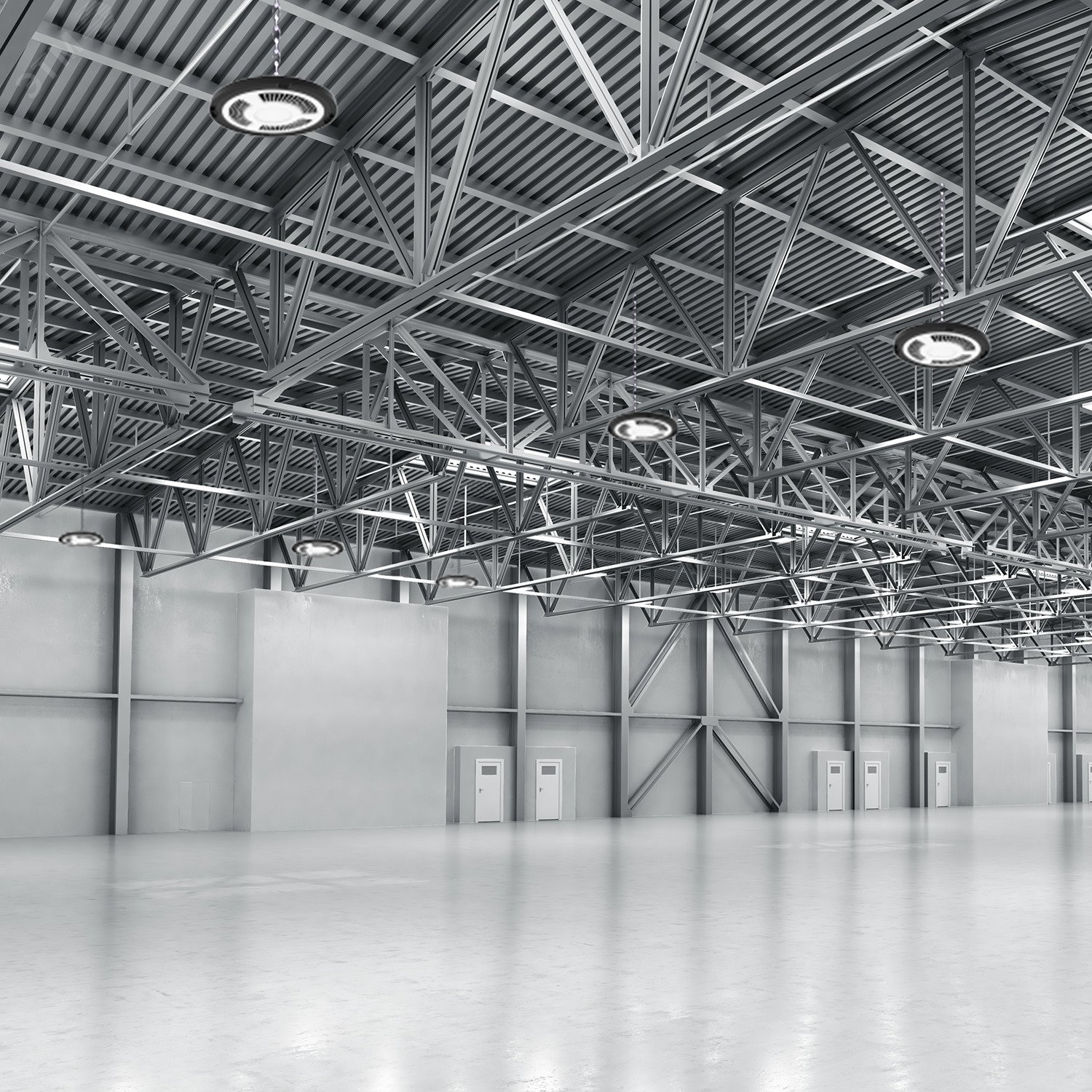 Светильник подвесной UFO 200W 24000lm 5000K 175-265V IP65 D310*88мм черный скобка в комплекте 821536320