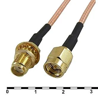 SMA-P/SMA-J-RG316-30 - Разъем высокочастотный, кабельная сборка SMA штекер - SMA гнездо, длина 30 см