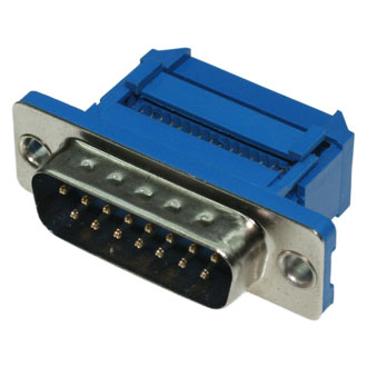 DI-15M - Разъём D-SUB RUICHI DI-15M, 15 контактов