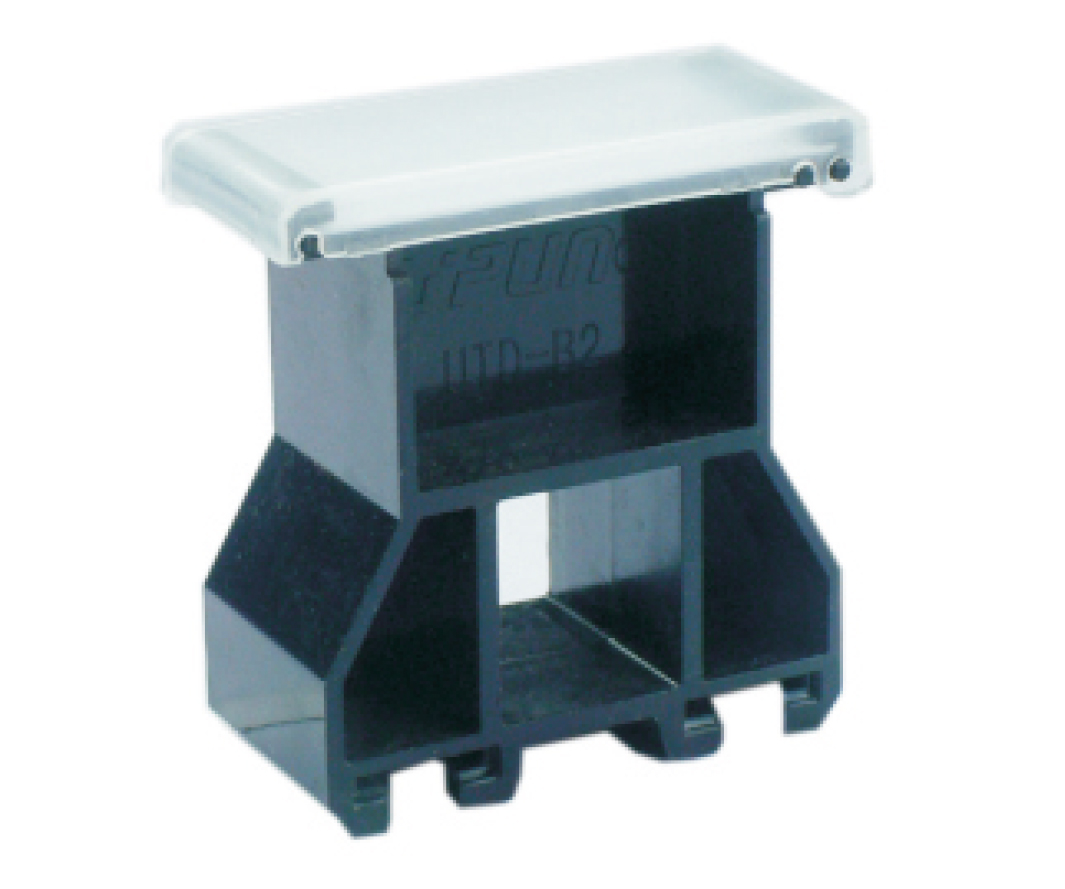 Держатель маркировки UTD-B2 - Держатель маркировки, широкий, цвет: черный, тип монтажа: DIN 35