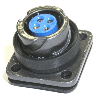 FQ14-4PIN ZK - Блочная розетка, 4 контакта