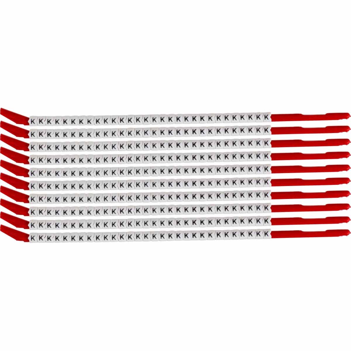 brd313120 - SCN-10-K клипсы, легенда "K", нейлон, для провода диаметром 2.8-3.4мм, 300 шт. в упак.