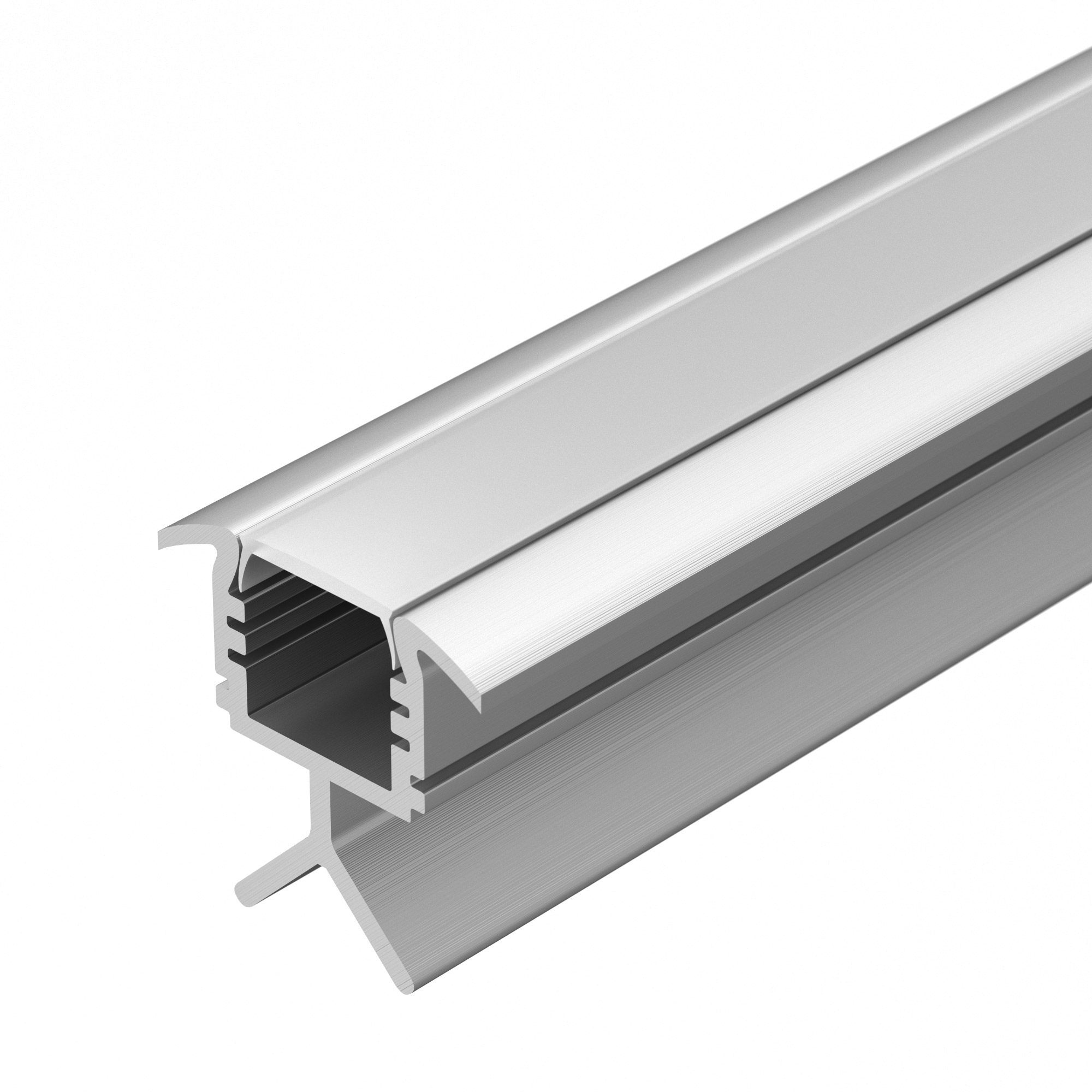 Профиль KLUS-POR-F-1000 ANOD 019181(1) - Алюминиевый анодированный профиль с фланцем для подсветки круглых поручней диаметром 42 или 49мм. Габаритные размеры (LхWхH): 1050x23x23 мм. Ширина площадки для ленты 11 мм. Экраны, заглушки и другие аксессуары при