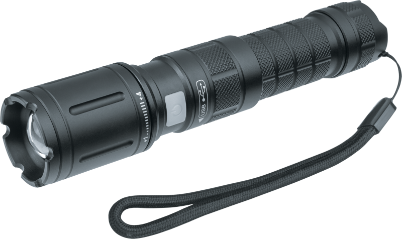 Фонарь аккумуляторный профессиональный 14 237 NPT-P01-18650 CREE LED 10Вт 5 режимов аккум. Li-ion 2А.ч. алюм. 14237