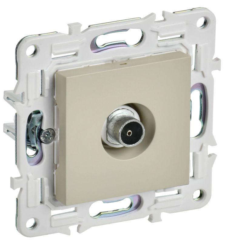 SKANDY Розетка TV оконечная SK-A12B бежевый IEK SK-A10-O-K10