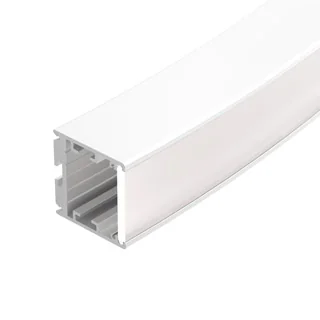 Профиль SL-ARC-3535-D1500-W90 WHITE (1180мм, дуга 1 из 4) 026600 - Алюминиевый профиль для составления круга диаметром 1500мм, для радиусной светодиодной линейки, с внешней светящейся поверхностью, длина ? от круга 1500мм. Внутренний диаметр 1488мм, внешн