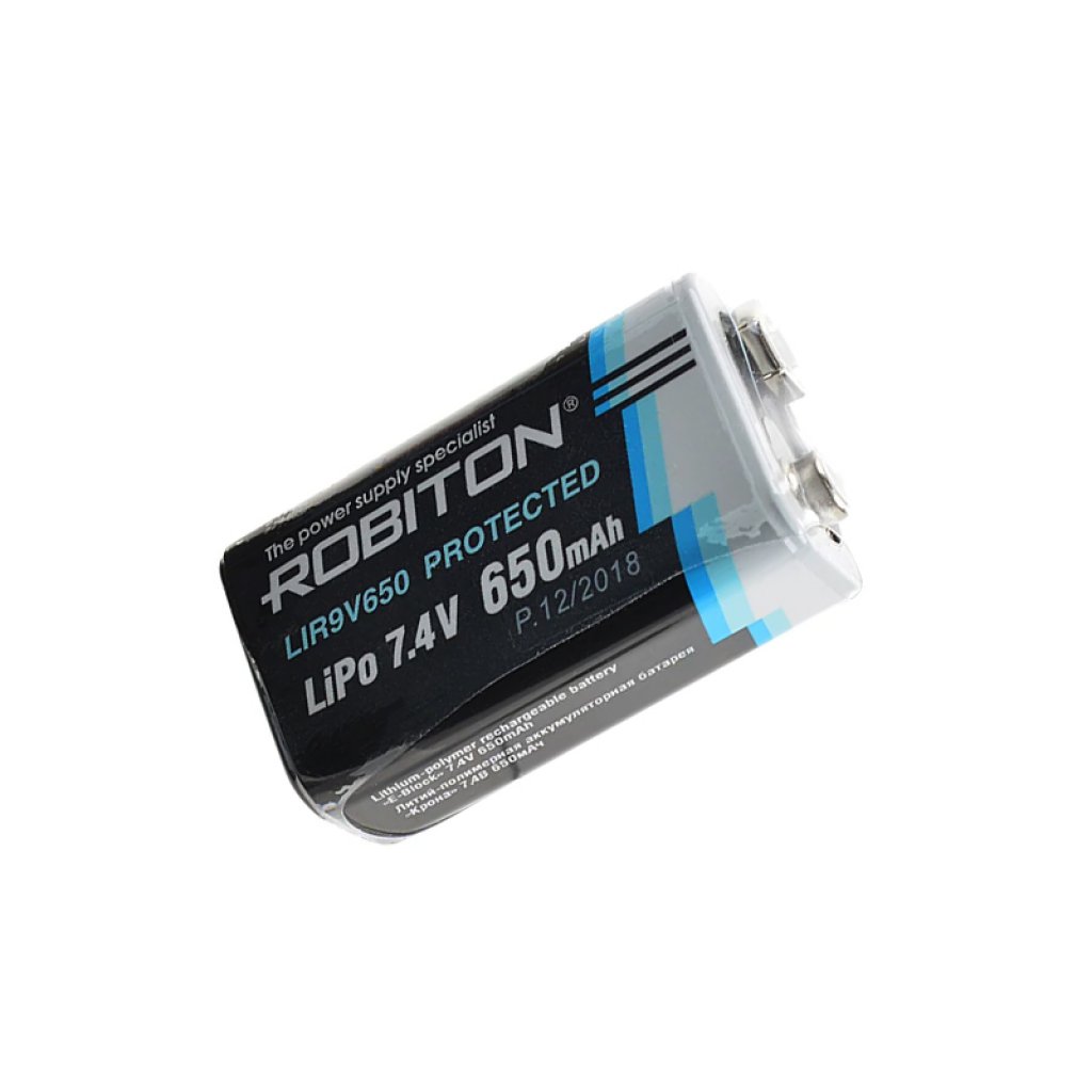 Аккумулятор КРОНА 650мАч  7.4В Robiton - Аккумулятор литий-полимерный (Li-Pol)