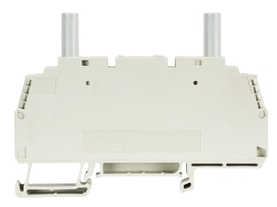 Клемма трансф. WK 6 TK P3/35 - Трансформаторная клемма, тип фиксации провода: винтовой, номинальное сечение: 6 мм кв., 32A, 400V, ширина: 8 мм, цвет: серый, тип монтажа: DIN 35