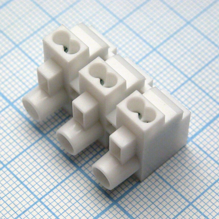 DG252-10.0-03P-19-00A(H) - Электромонтажный клеммник на 3 контакта.