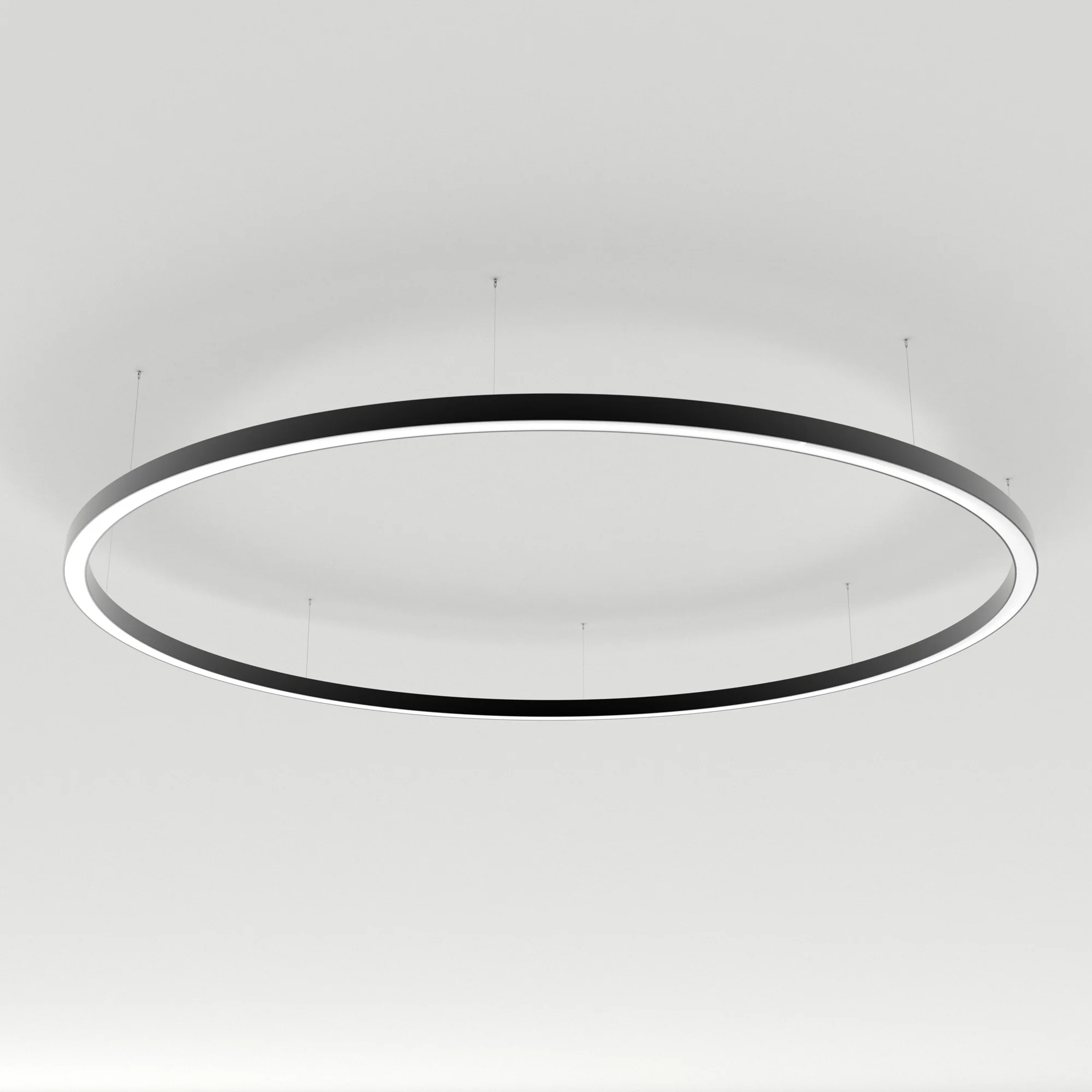 Светильник SP-LINE-HANG-ARC-O3535-D1500-124W Day4000 (BLACK, 230V) (, Металл)