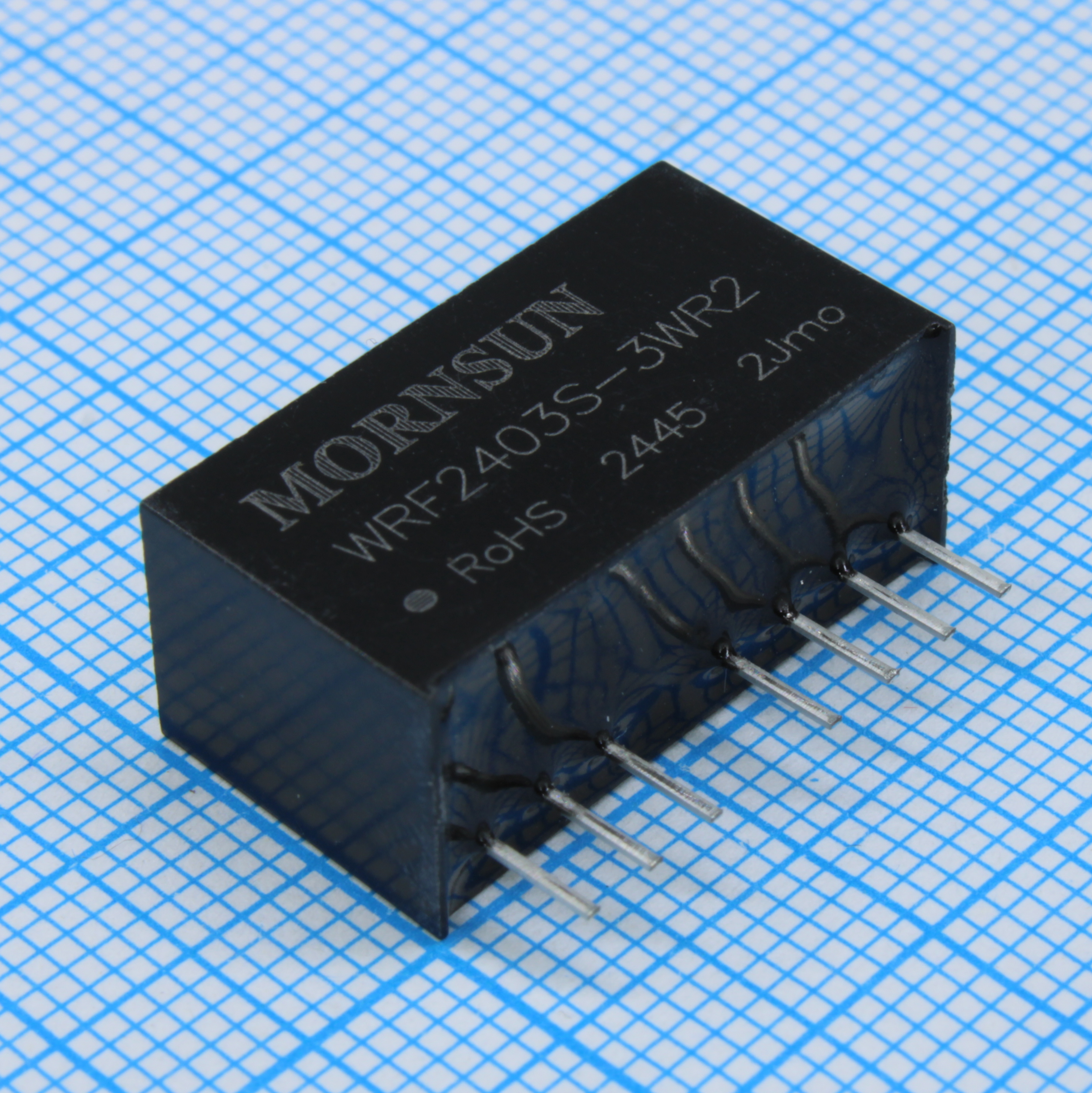 WRF2403S-3WR2 - Преобразователь DC/DC на печатную плату 3 Вт вход 18...36В (24В) выход 3.3В 758мА изоляция 3000В -40...+85°С