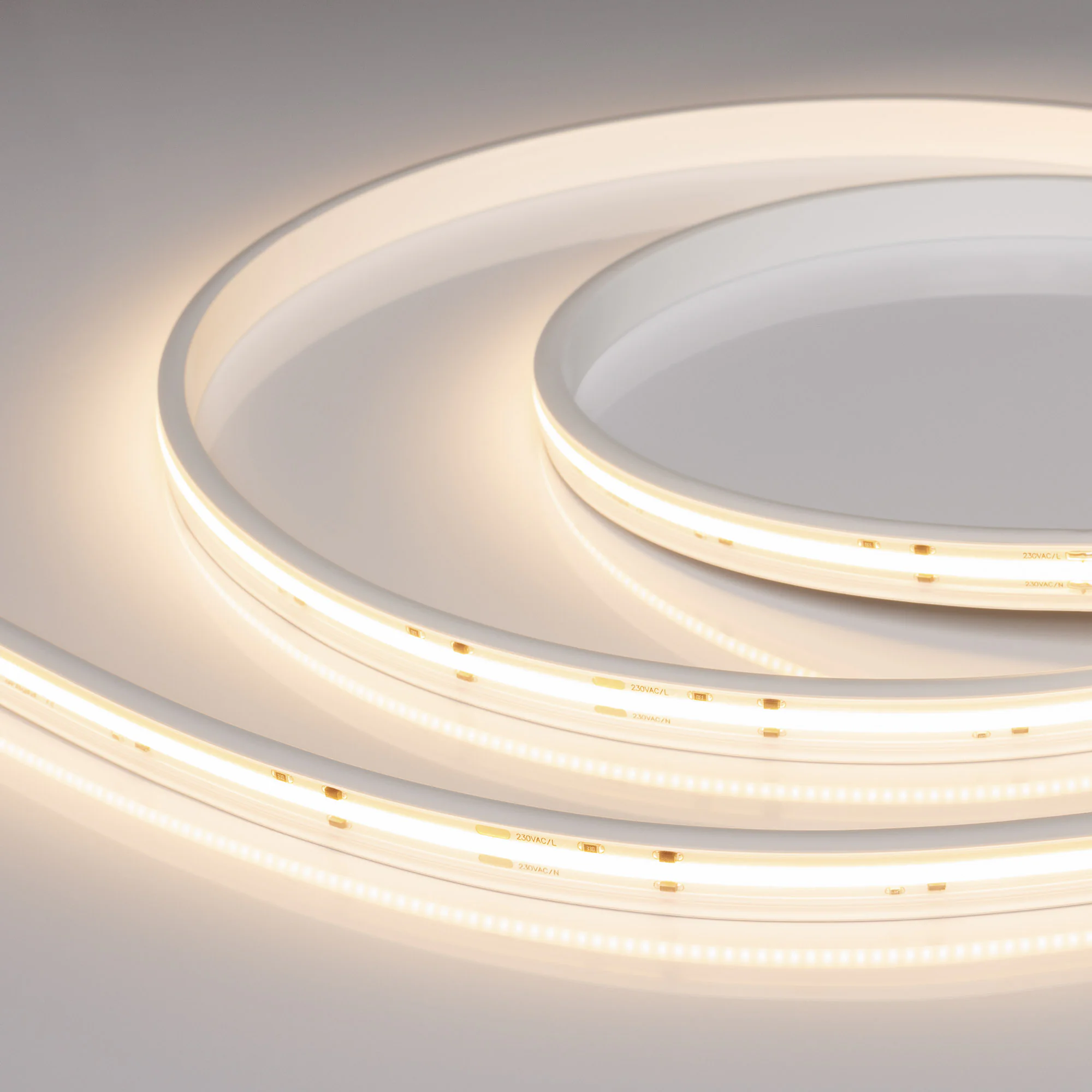 Лента светодиодная 14 Вт/м 230В 3000K IP65 720LED/м ARL-X720-15mm CSP 50 м герметичная