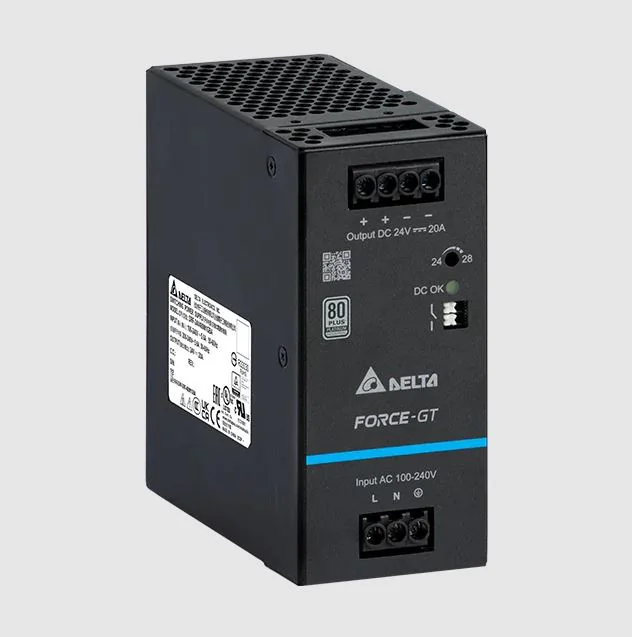 DRF-24V480W1GBA - Источник питания, однофазный, 24VDC / 20A, 480W, диапазон входных напряжений: 94 - 264VAC; габариты (мм): 123.6x56x116.8, вес 0,88 кг, монтаж: на DIN рейку