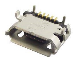 L-KLS1-238-0-0-0-R - Разъем микро USB тип B (розетка) угловой на плату (SMT)