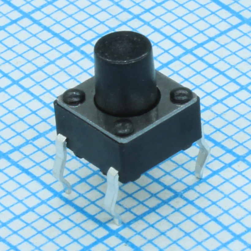 L-KLS7-TS6601-7.0-180 - Кнопка тактильная 6х6мм, h=7мм нажатие 180гр
