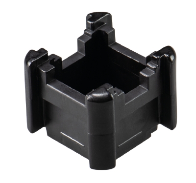 Монтажное основание WST H 10x3 / 6x6 - Держатель шины 10x3 / 6x6, пластик, цвет: черный