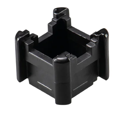 Монтажное основание WST H 10x3 / 6x6 - Держатель шины 10x3 / 6x6, пластик, цвет: черный