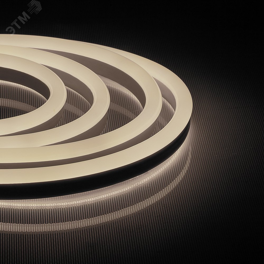 Лента светодиодная LEDх120/м 1м 9.6w/m 220в IP67 3000К неоновая 29561