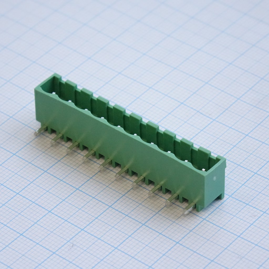 2EDGRC-5.08-10P-14-00A(H) - Разъемный клеммный блок на плату, 10 контактов. Серия 2EDGRC-5.08