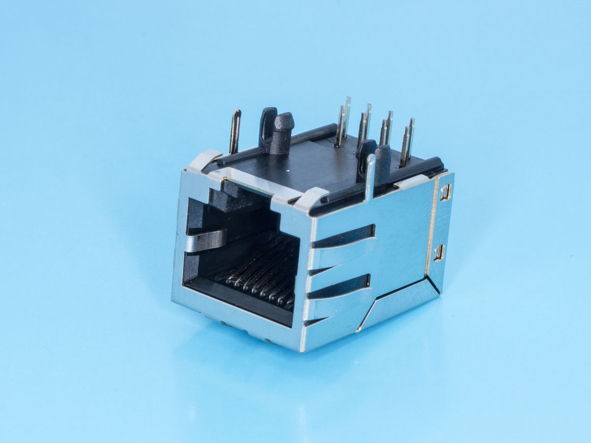 TJ16S-8P8C - Разъем на плату 8P8C, тип 16, экранированный