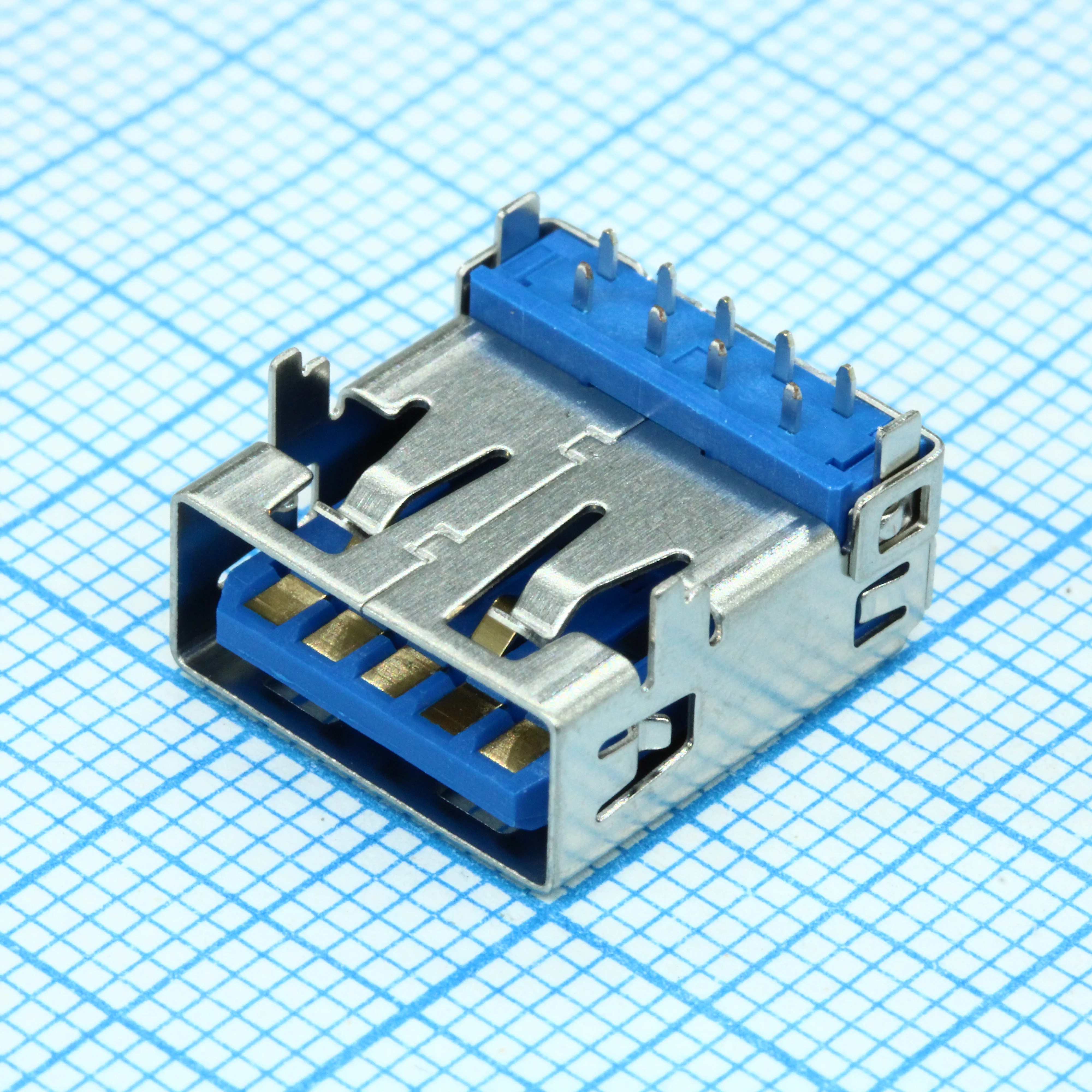 483930003 - Разъем USB, Тип USB 3.0, розетка угловая
