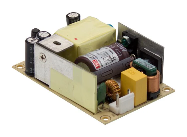 EPS-65S-15 - AC-DC, 65.1Вт, вход 80…264V AC, 47…63Гц, выход 15В/4.34A, рег. вых 13.5…16.5В, изоляция 3000В AC, открытая плата 76.2х50.8х24мм, -30…+70°С