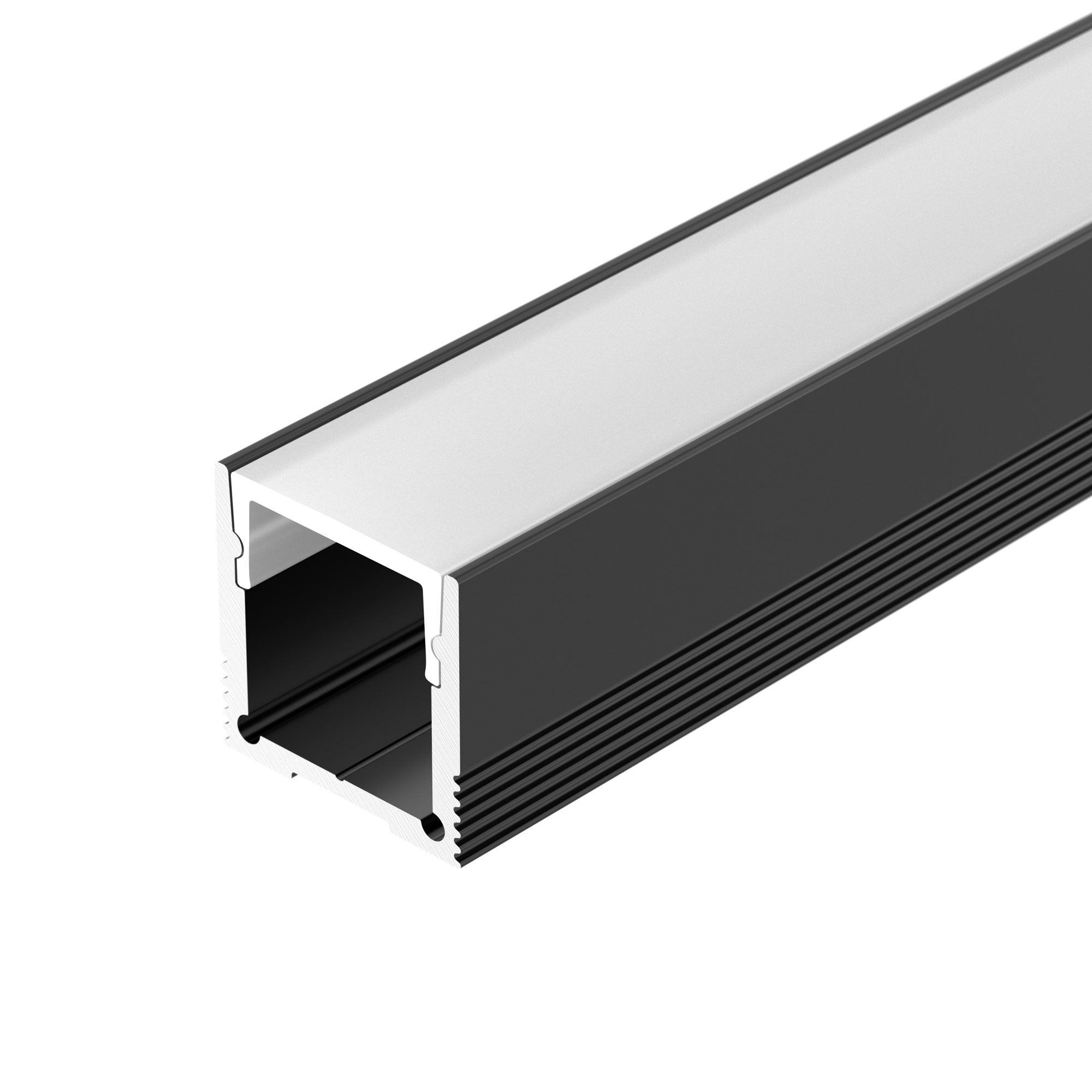 Профиль SL-SLIM20-H20-2000 BLACK 047632 - Алюминиевый  профиль для светодиодных лент и линеек. Цвет - чёрный RAL9005 (порошковая окраска). Габаритные размеры (LхWхH): 2000x20x20 мм. Ширина площадки для ленты 15 мм. Экраны, заглушки и другие аксессуары при