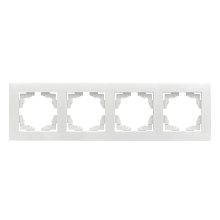 Рамка 4-м Валенсия бел. PROxima EWM-G-304-10