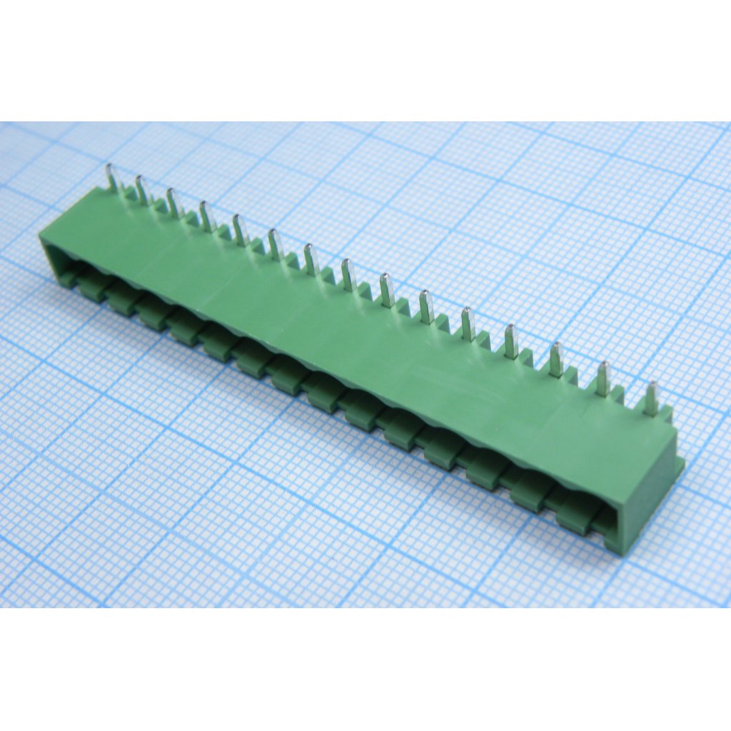 2EDGRC-5.08-15P-14-00A(H) - Разъемный клеммный блок на плату, 15 контактов. Серия 2EDGRC-5.08