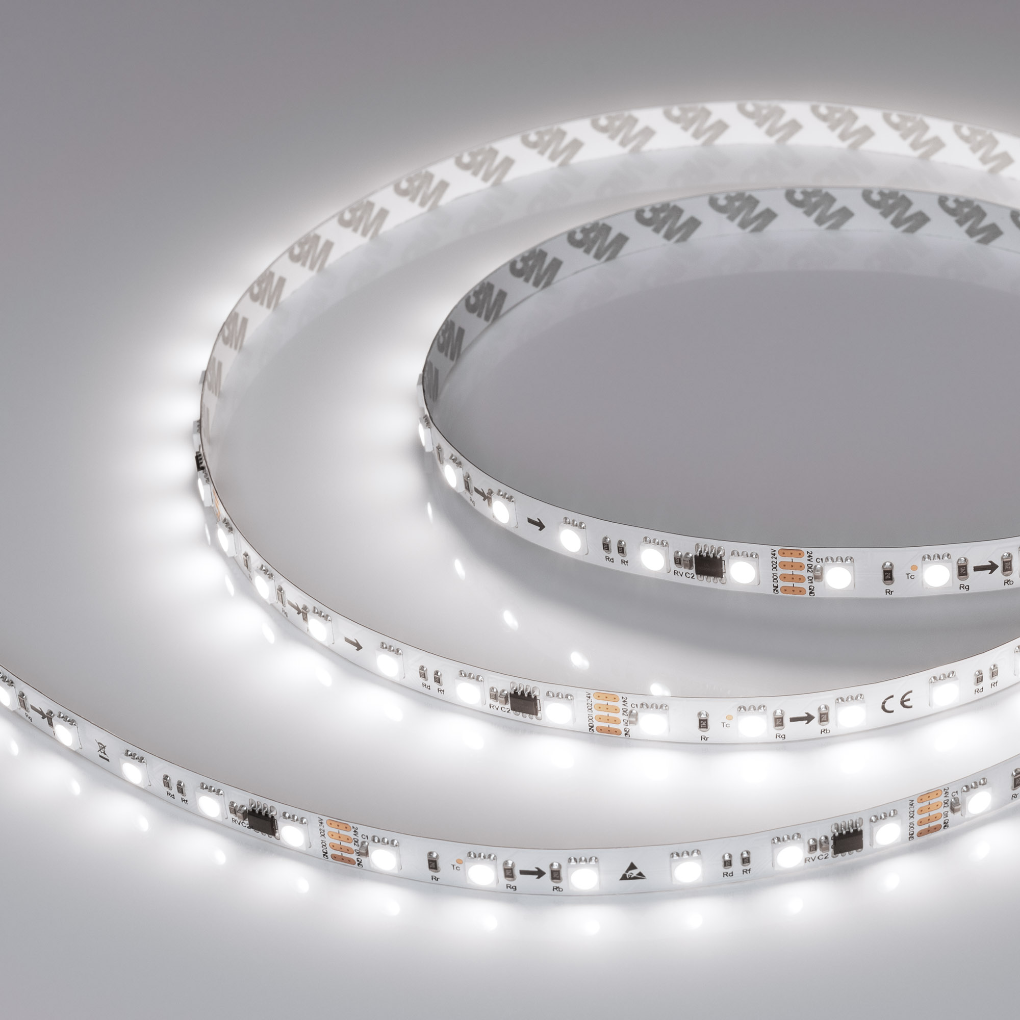 Лента SPI-B60-10mm 24V White6000-PX6-RAM (15 W/m, IP20, 5060, 5m) 039038 - Светодиодная лента SPI-B60, открытая IP20, с микросхемой GS8206 (битый пиксель не влияет на передачу сигнала далее по ленте, подключение внешнего контроллера). Светодиоды 5060, 60 