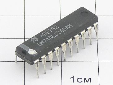 Микросхема DM74ALS240AN