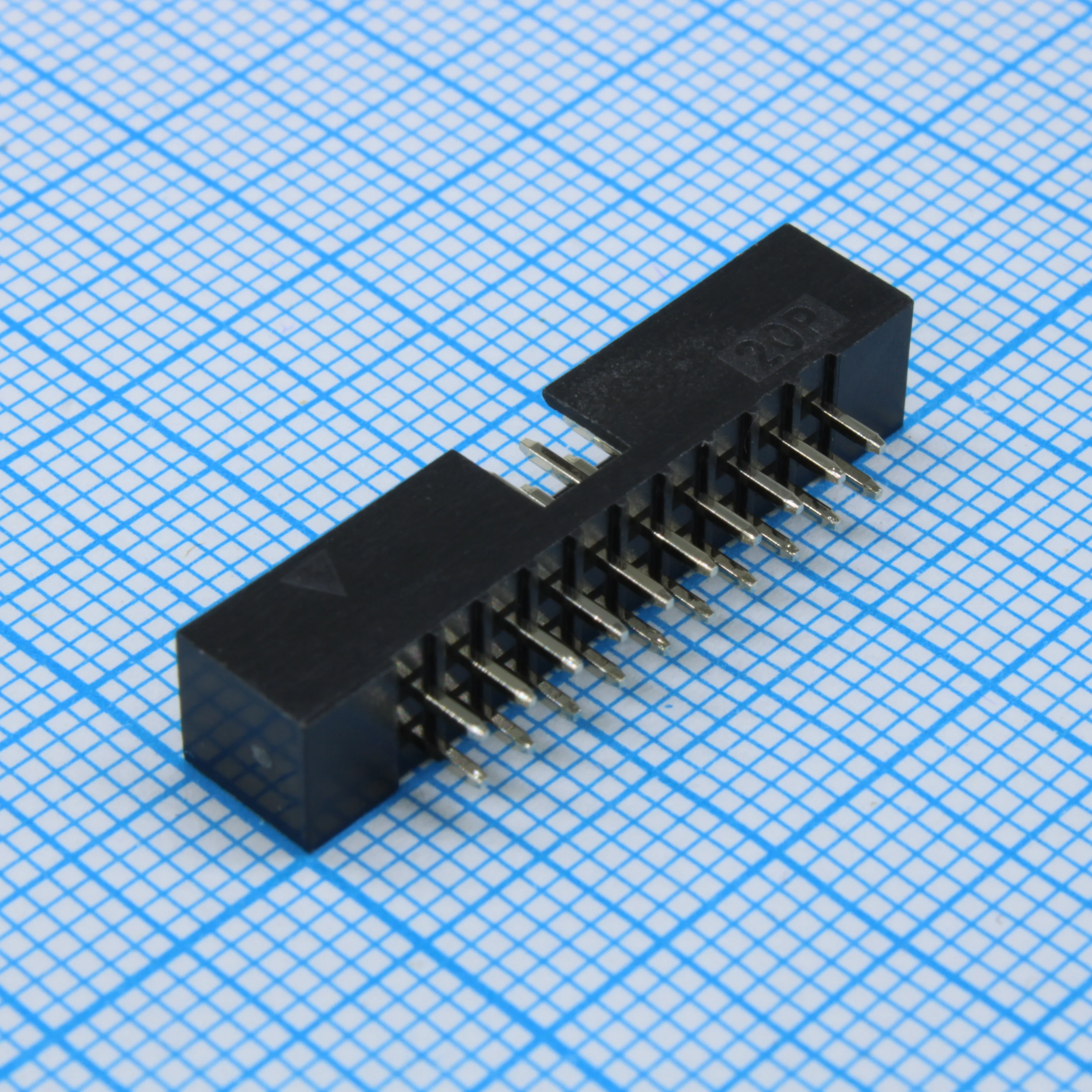 L-KLS1-202B-20-S-B - Разъем штыревой двухрядный на плату (ТНТ)