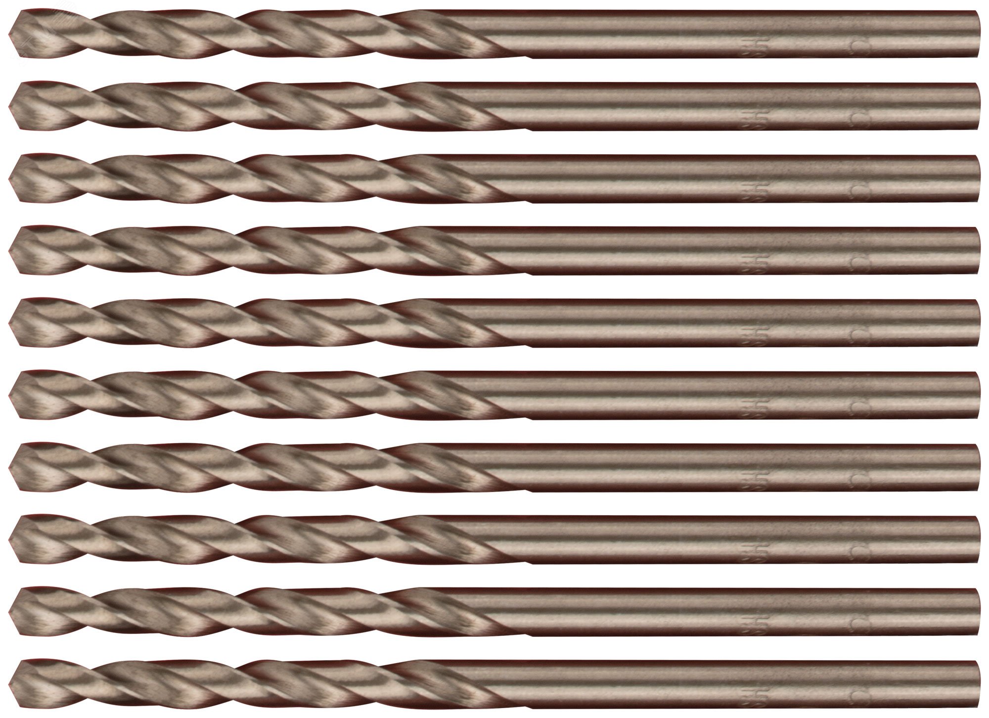 Сверло по металлу Cutop Profi с кобальтом 5%, 3.3 x 65 мм (10 шт) 48-33-10