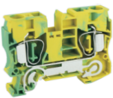 Заземляющая клемма UJ5-10JDE - Заземляющая клемма, серия E, тип фиксации провода: пружинный, номинальное сечение: 10 мм кв., ширина: мм, цвет: желто-зеленый, стандарт GB/T14048.1, тип монтажа: DIN 35