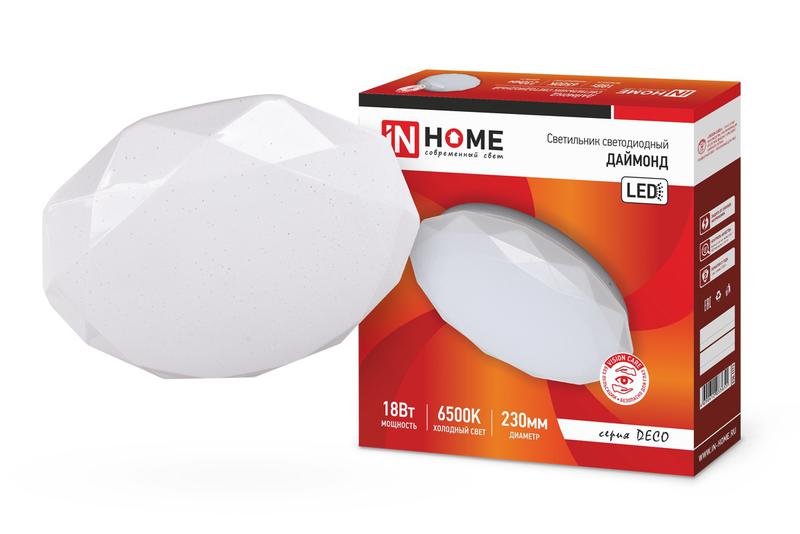 Светильник светодиодный DECO ДАЙМОНД 18Вт 230В 6500К 1620лм 260х55мм 4690612033655