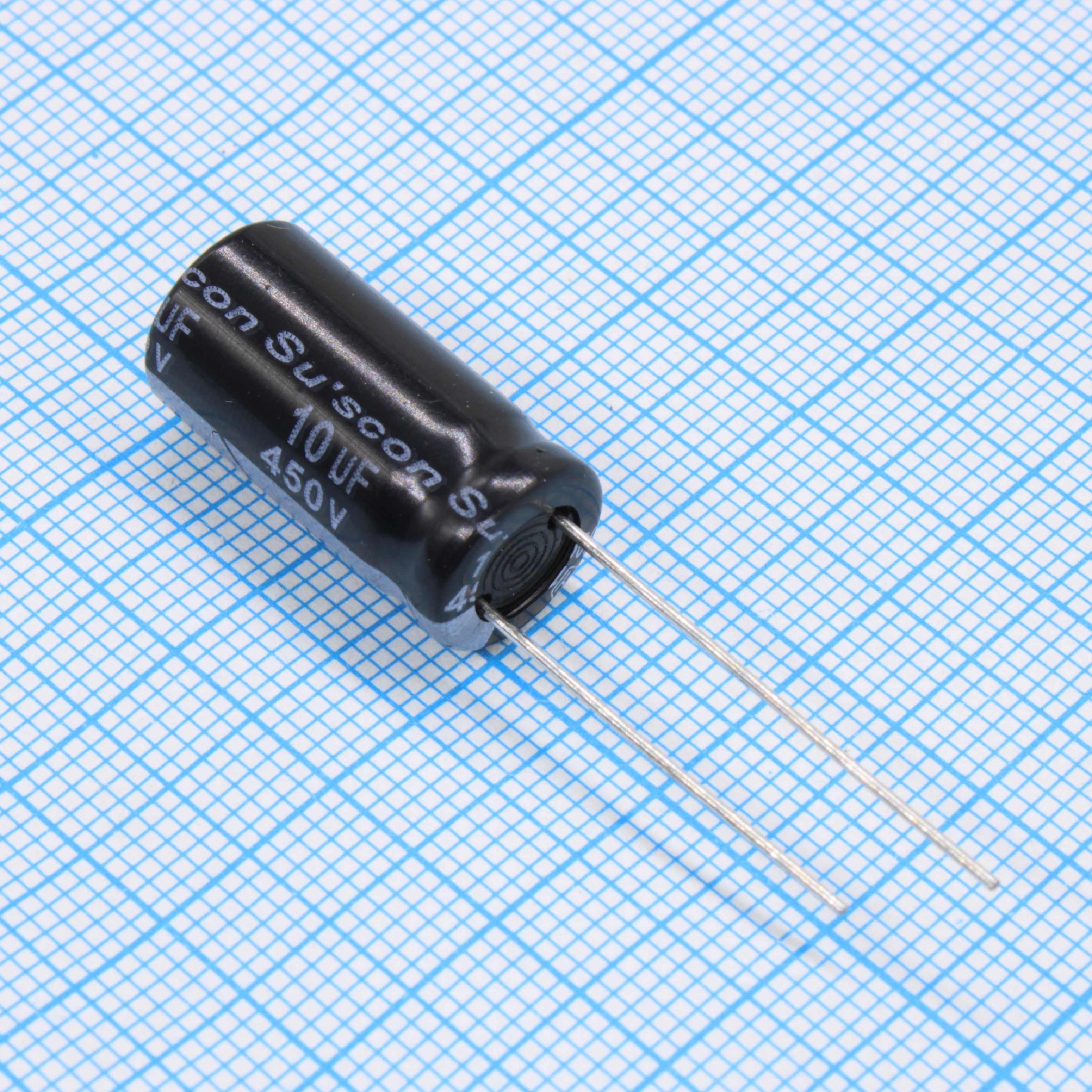 HH450M100G20PKKKS00R - Конденсатор алюминиевый электролитический 10мкФ 450В ±20% радиальный (10х20)мм 105°C